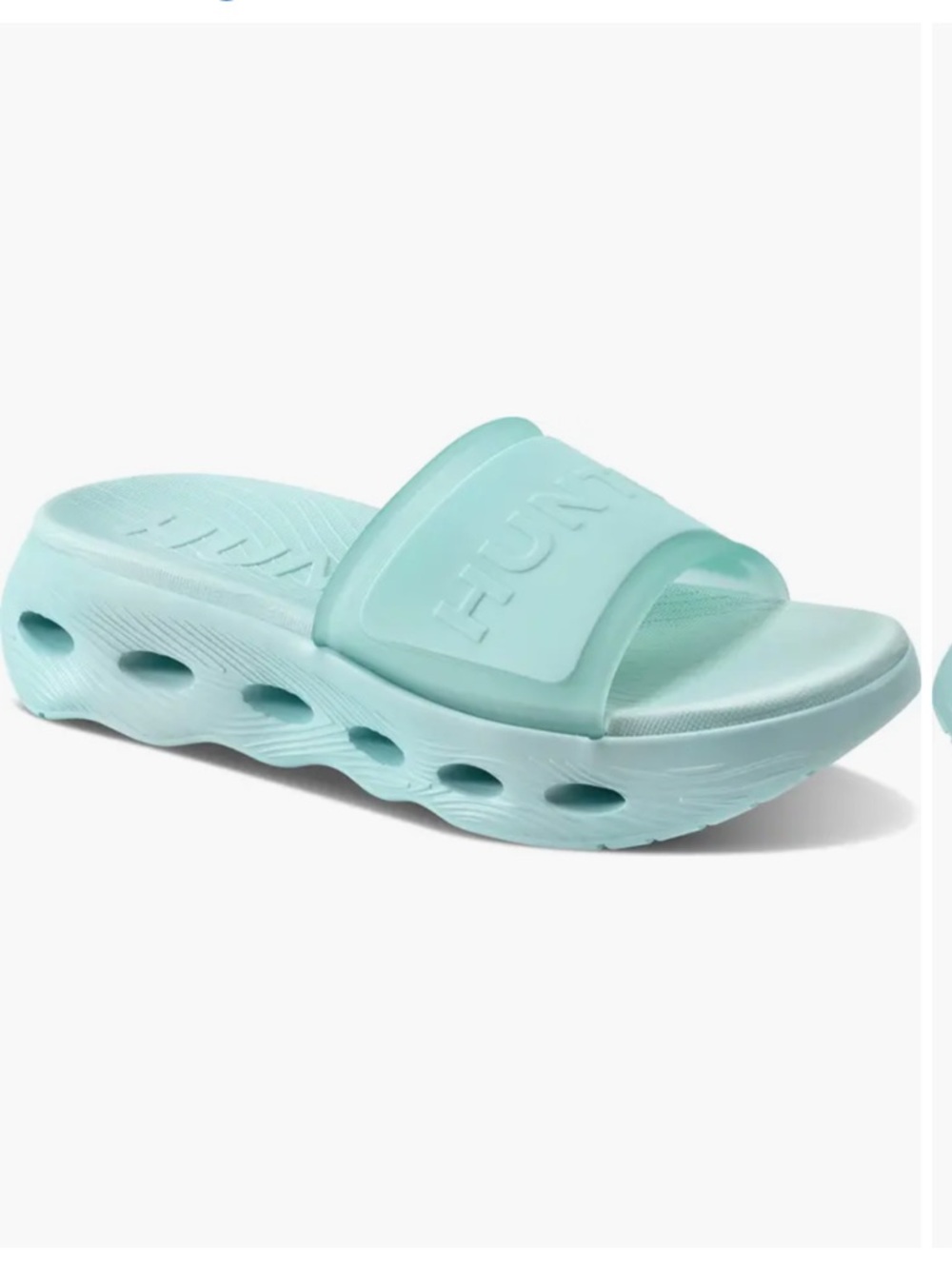 HUNTER Geneva Slide Sandal - Light Blue - Size 6 US / 37 EUR - New in box